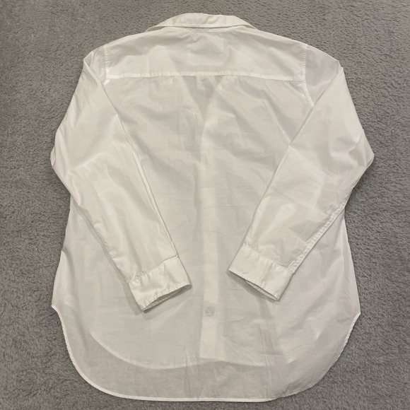Frank & Eileen "Frank" Button Up Shirt Womens XL White 100% Cotton - Picture 6 of 11